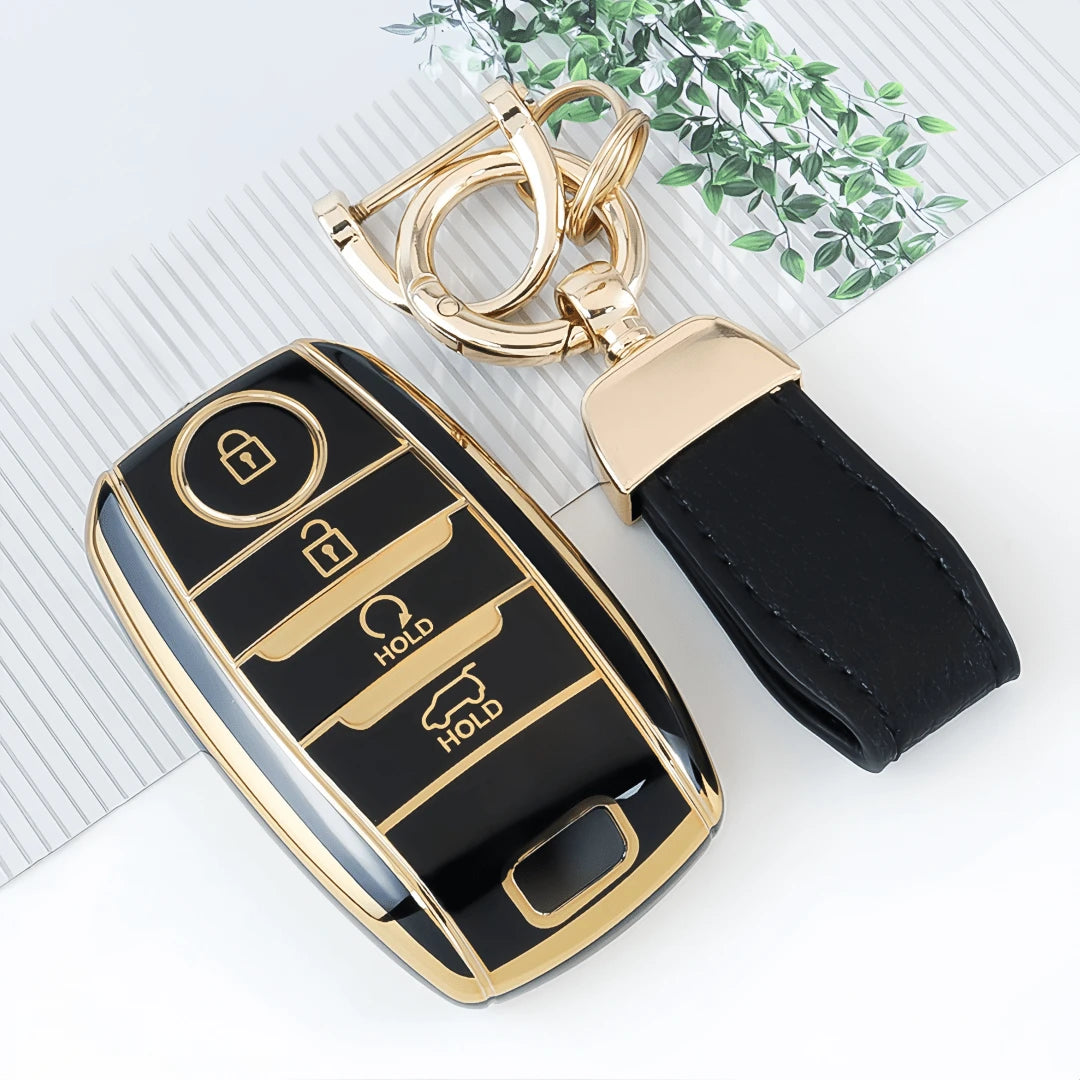 1PC TPU Car Key Fob Case Cover Compatible With For Kia For Niro, For Forte, For Optima, For Sorento, For Rio, For Soul, For Sportage