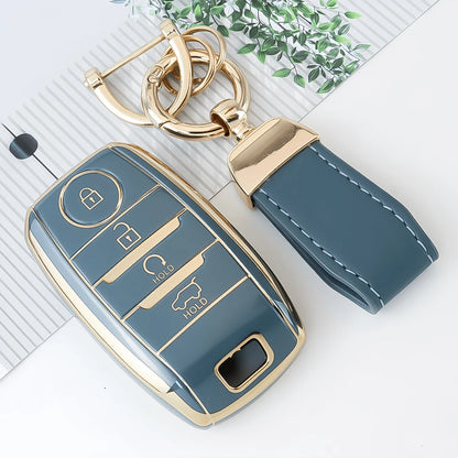 1PC TPU Car Key Fob Case Cover Compatible With For Kia For Niro, For Forte, For Optima, For Sorento, For Rio, For Soul, For Sportage