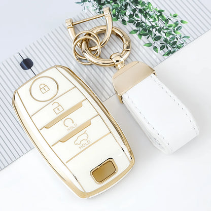 1PC TPU Car Key Fob Case Cover Compatible With For Kia For Niro, For Forte, For Optima, For Sorento, For Rio, For Soul, For Sportage