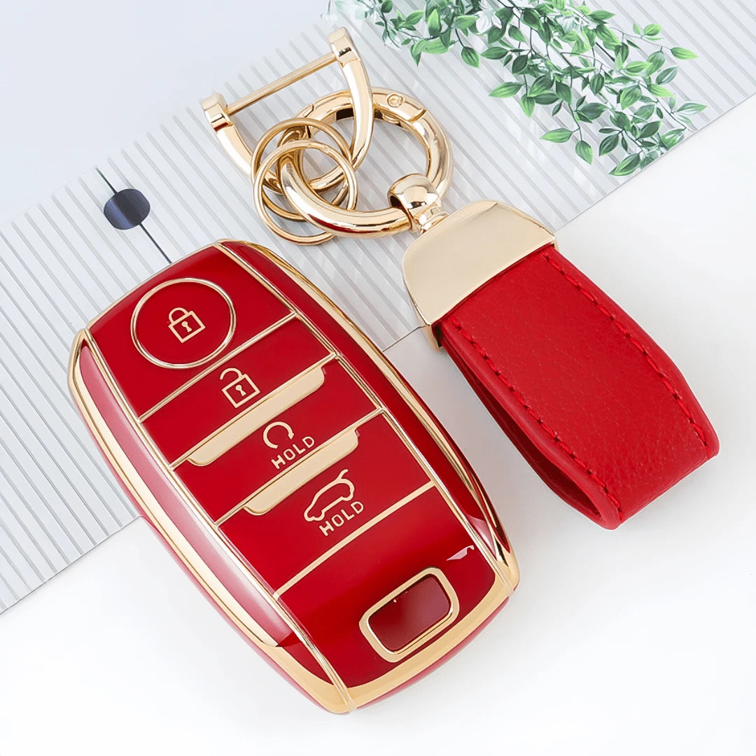 1PC TPU Car Key Fob Case Cover Compatible With For Kia For Niro, For Forte, For Optima, For Sorento, For Rio, For Soul, For Sportage