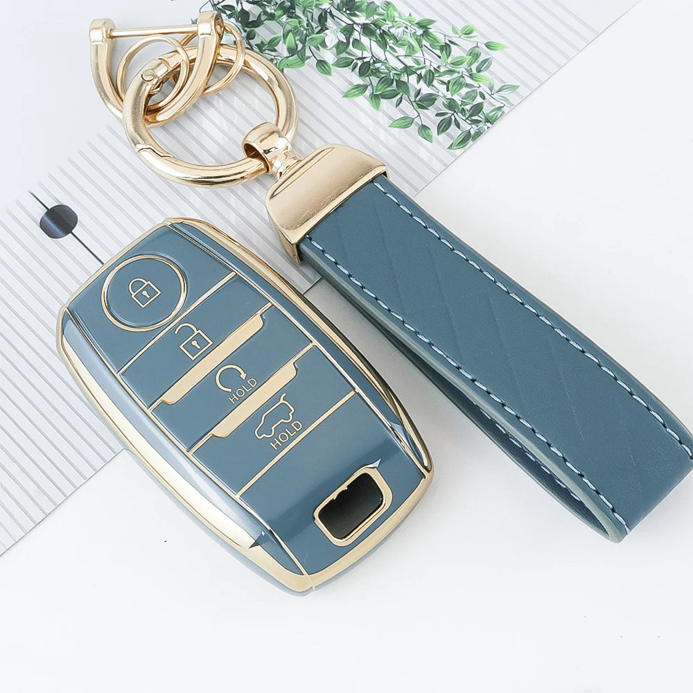 1PC TPU Car Key Fob Case Cover Compatible With For Kia For Niro, For Forte, For Optima, For Sorento, For Rio, For Soul, For Sportage