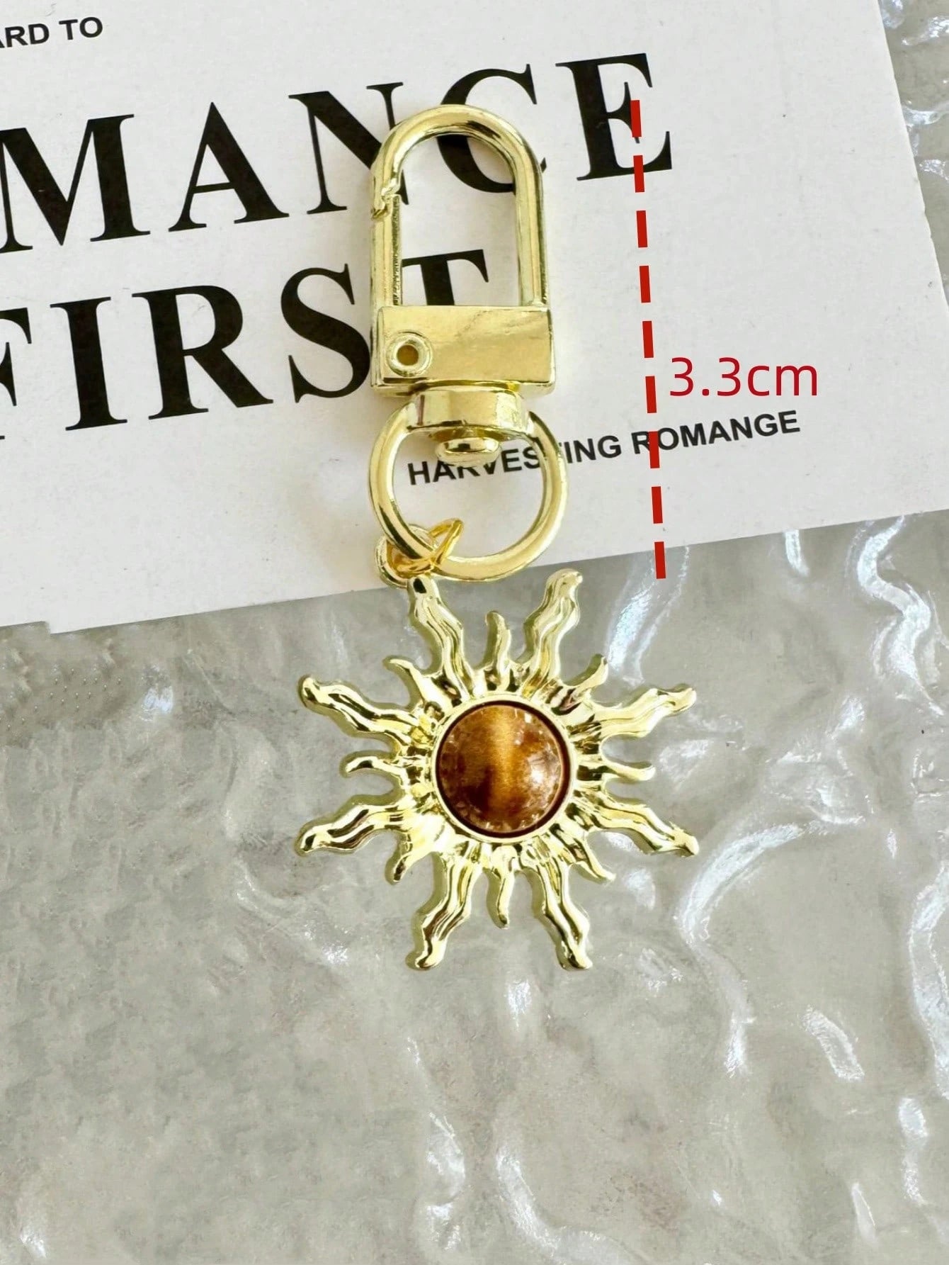 1pc Unisex Minimalist Sun Keychain Indie Style Student/Couple Gift Backpack Accessory Car Accessories For Women Keychain For Bag