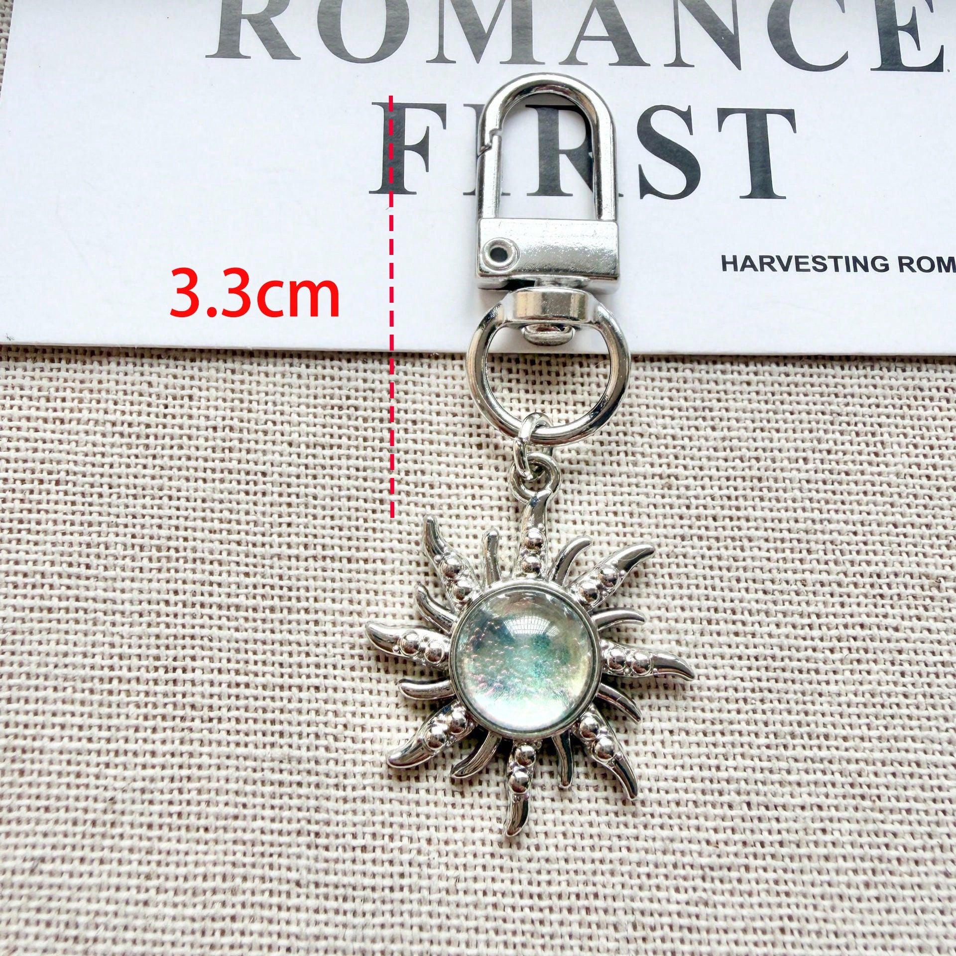 1pc Unisex Minimalist Sun Keychain Indie Style Student/Couple Gift Backpack Accessory Car Accessories For Women Keychain For Bag