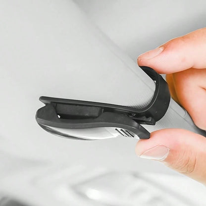 1pc Universal Car Sun Visor Glasses Holder, Fashionable Eyewear, Ticket, Receipt, Card Storage Clip, Car Interior Accessory