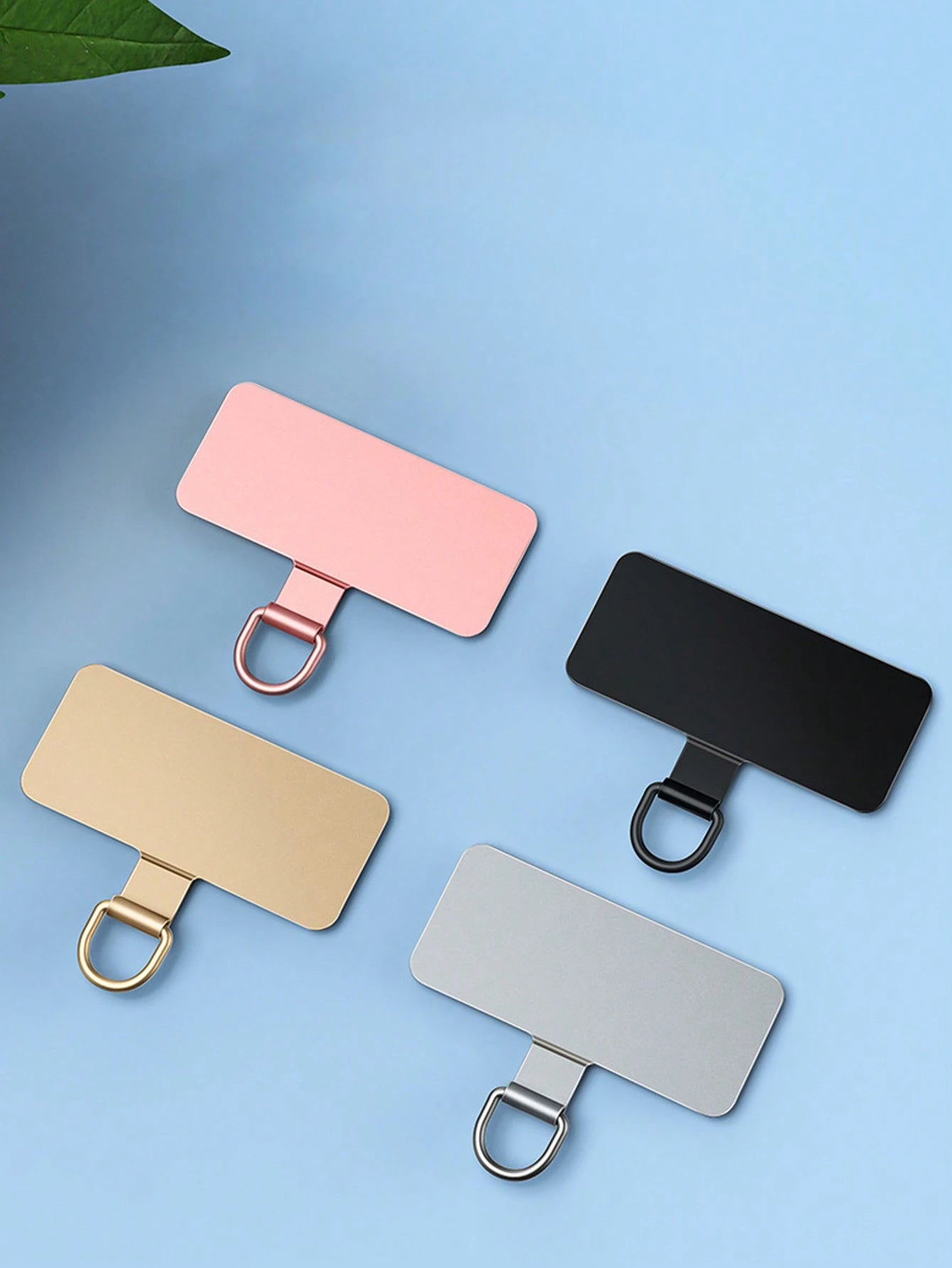 1pc Universal Mobile Phone Lanyard Patch Metal Ultra-Thin Mobile Phone Strap Parts Skiing Running Climbing Special Fashion Simple Style Lanyard Mobile Phone Case Metal Patch Gift For Birthday Easter B