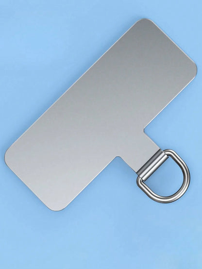 1pc Universal Phone Rope Sticker Metal Slim Phone Strap Accessories Anti-Lost Rope Connector Gifts For Mother, Family, Friends, Birthday, Holiday Phone Charm, Phone Chain