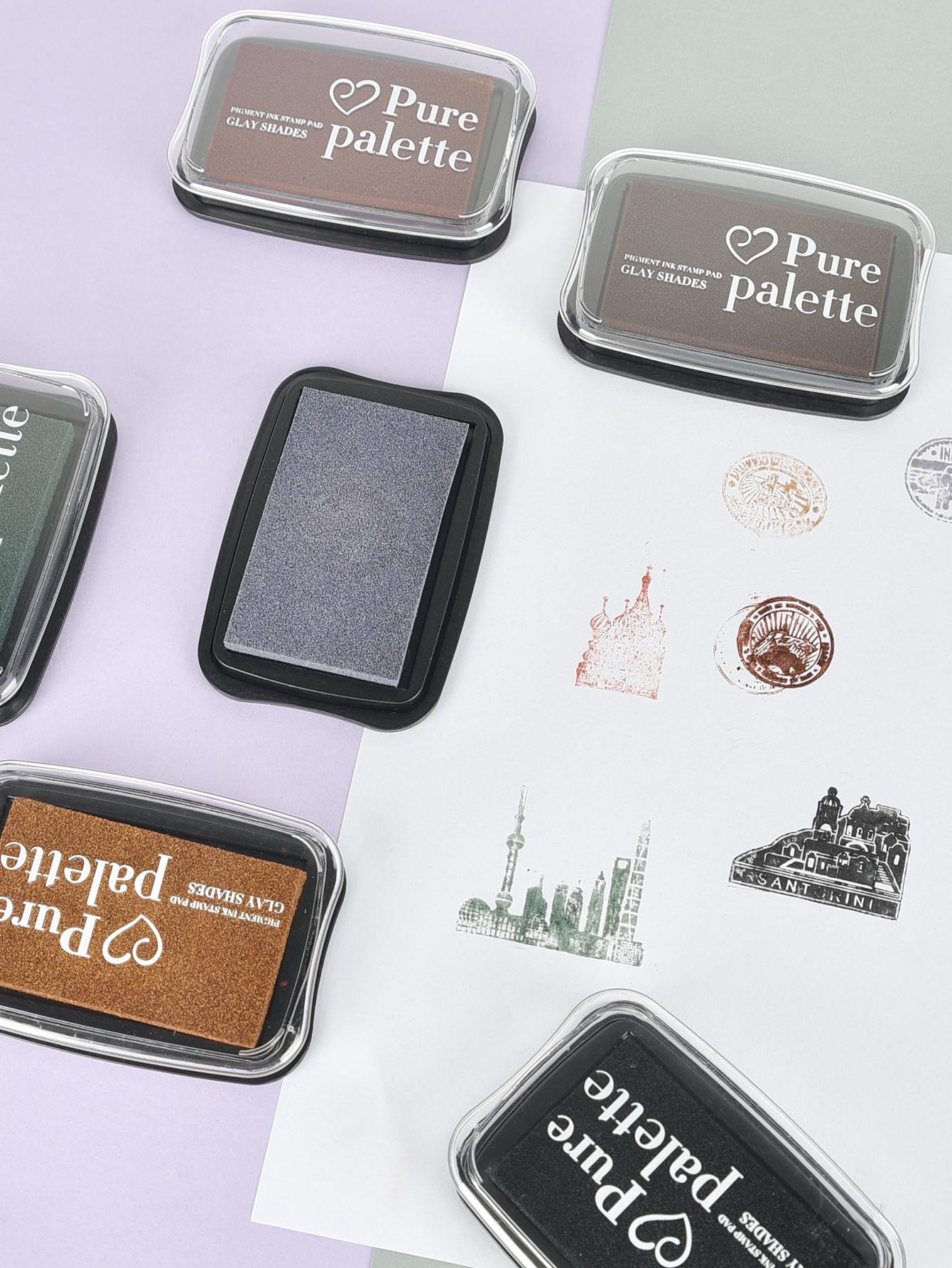 1pc Vintage Ink Pad Back To School,Back To School,School Supplies