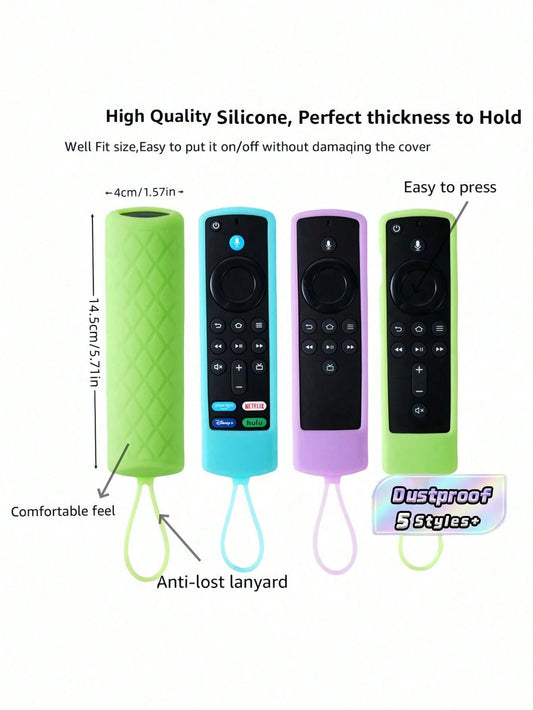 1PC Waterproof Durable Soft Fabric Storage Bag Organizer For Alexa Voice Remote L5B83H L5B83G P4C6EN H69A73 E4GE9R Fits Fire TV Remote Not For Insignia Pioneer Hisense Remotes Travel Home Office Acces