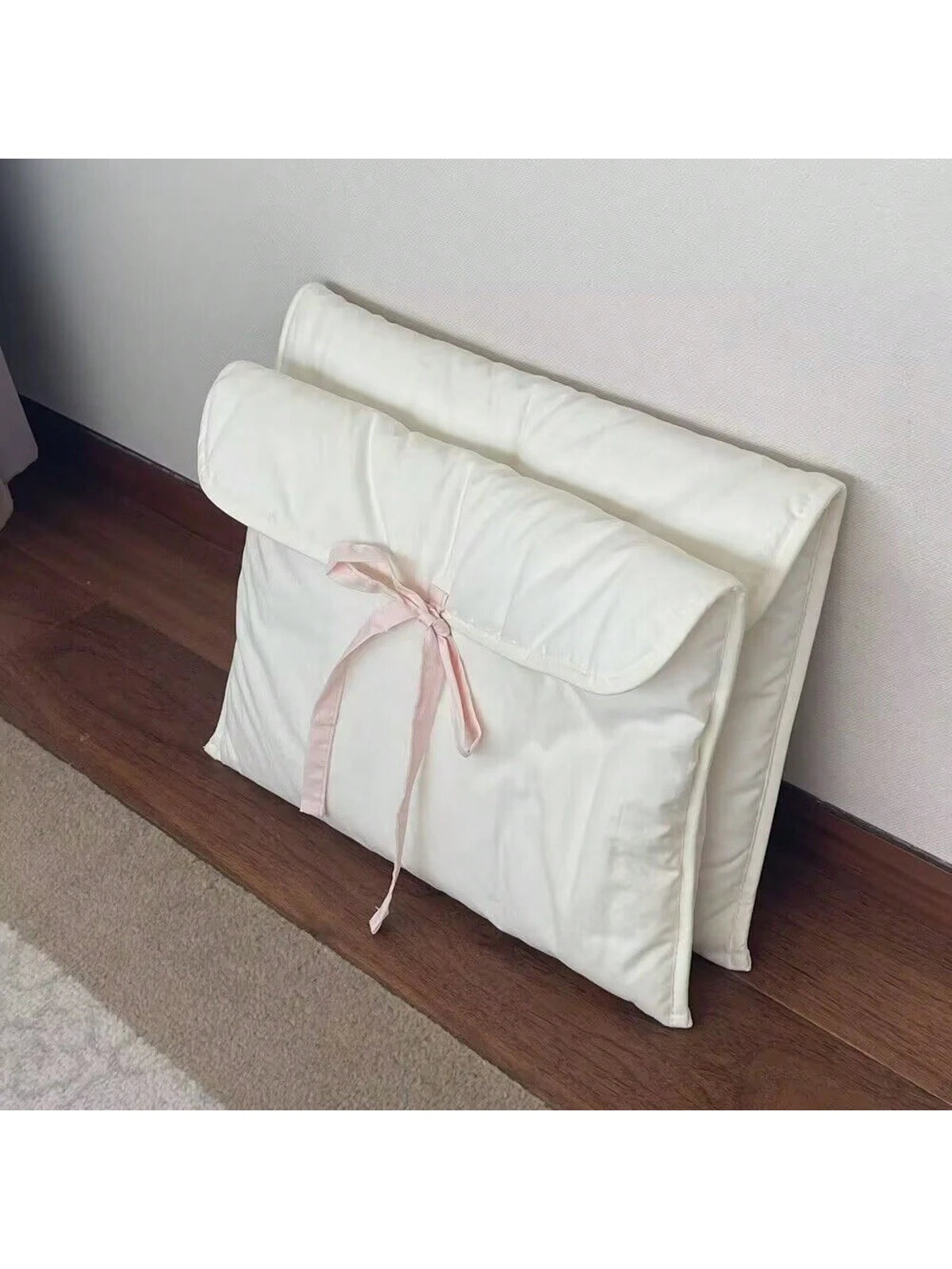 1pc White Ballerina Style Padded IPad/Tablet Sleeve Case, Drawstring Closure Fits 11", 13", 13.3", 14" Laptops, Versatile Gift For Friends, Back To School Classroom Laptop Sleeve Computer Case Travel
