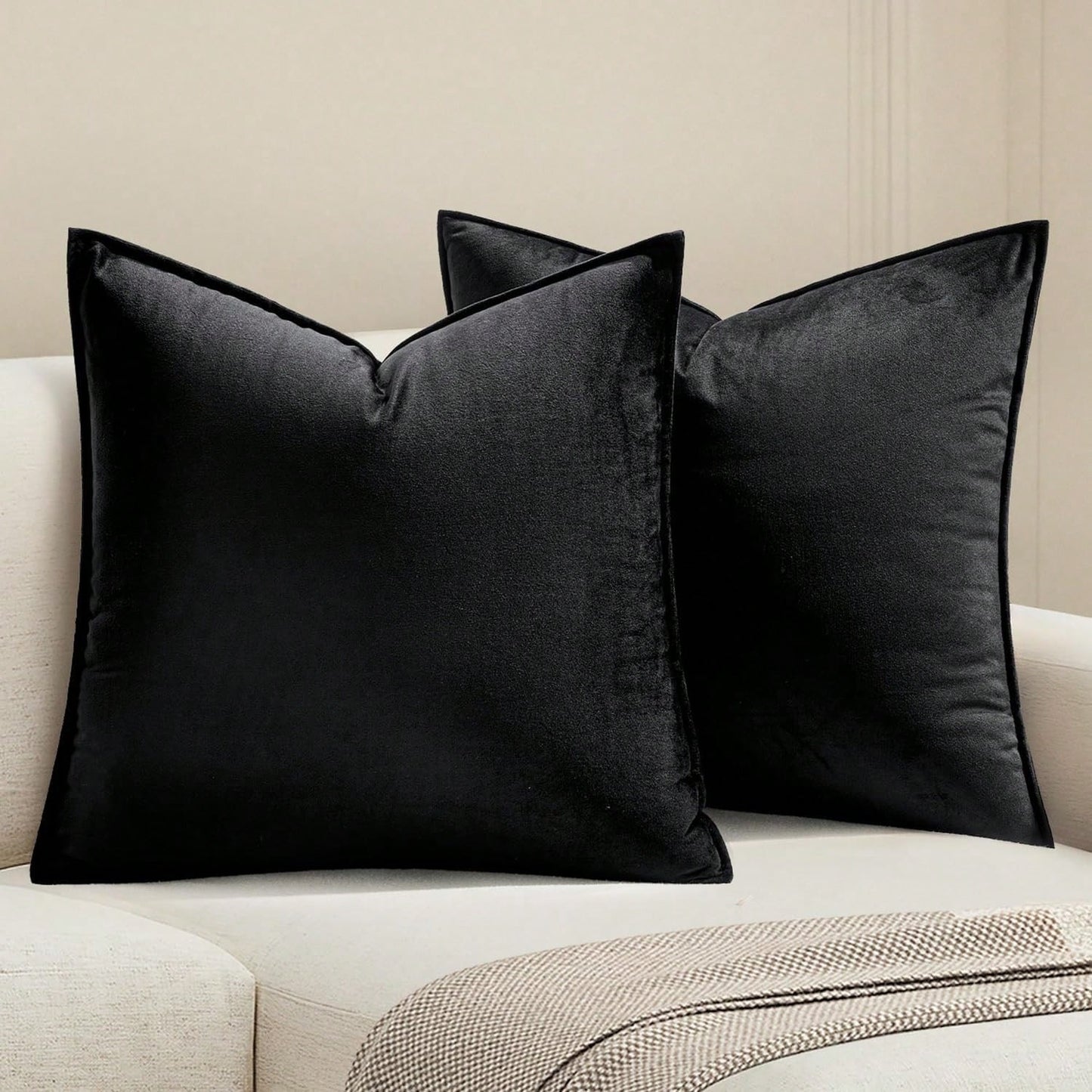 1pcsoild Square Cushion Case For Sofa Bedroom Car 18x 18 Inch 45x 45cm