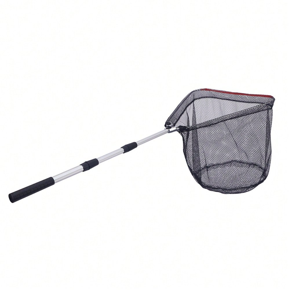 1Ultra-Lightweight Foldable Fishing Net- Durable Aluminum Alloy Telescopic Handle- Ideal For Any Fishing Adventure