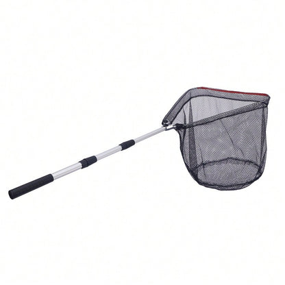 1Ultra-Lightweight Foldable Fishing Net- Durable Aluminum Alloy Telescopic Handle- Ideal For Any Fishing Adventure