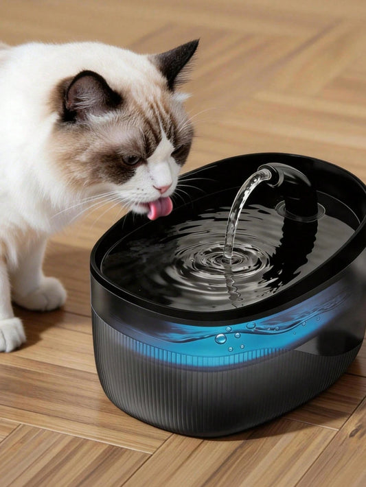2.2L/74oz/0.58gal Automatic Cat Water Fountain, USB Powered, Multiple Water Supply Modes, Quiet Pump Anti-Dry Burning, 7-Day Healthy Drinking & 1-Day Emergency Water Reserve, Replaceable Filter
