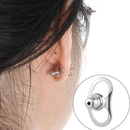 2/4/6/8/10/12Pcs Earring Lifters & Backs – Hypoallergenic Support Devices Designed For Drooping Ears, Adjustable Secure Earring Accessories Suitable For Heavy Earrings