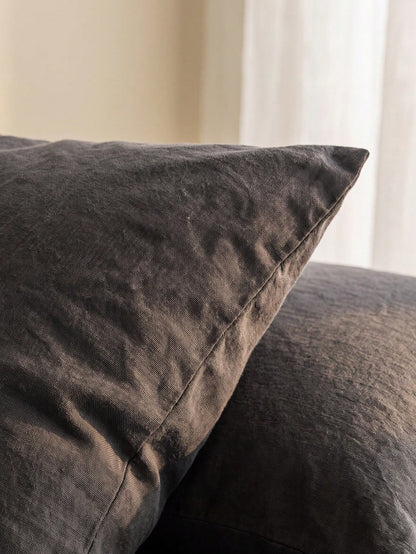 2 Packs Custom Heat Transfer Solid Color Pillow Covers, Washed Textured Rectangular Pillowcases For Bed Sofa Minimalist Bedroom Living Room Decor, 4 Neutral Shades Ideal Housewarming Holiday Gift For