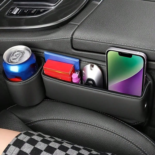 2-Piece Multi-Functional Car Front And Rear Seat Gap Cup Holder- Multi-Functional Car Storage Box, Used To Organize And Store Car Interior Accessories, To Keep The Car Environment Clean And Tidy.
