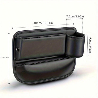 2-Piece Multi-Functional Car Front And Rear Seat Gap Cup Holder- Multi-Functional Car Storage Box, Used To Organize And Store Car Interior Accessories, To Keep The Car Environment Clean And Tidy.