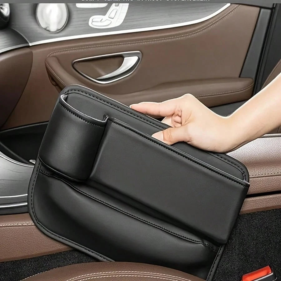 2-Piece Multi-Functional Car Front And Rear Seat Gap Cup Holder- Multi-Functional Car Storage Box, Used To Organize And Store Car Interior Accessories, To Keep The Car Environment Clean And Tidy.
