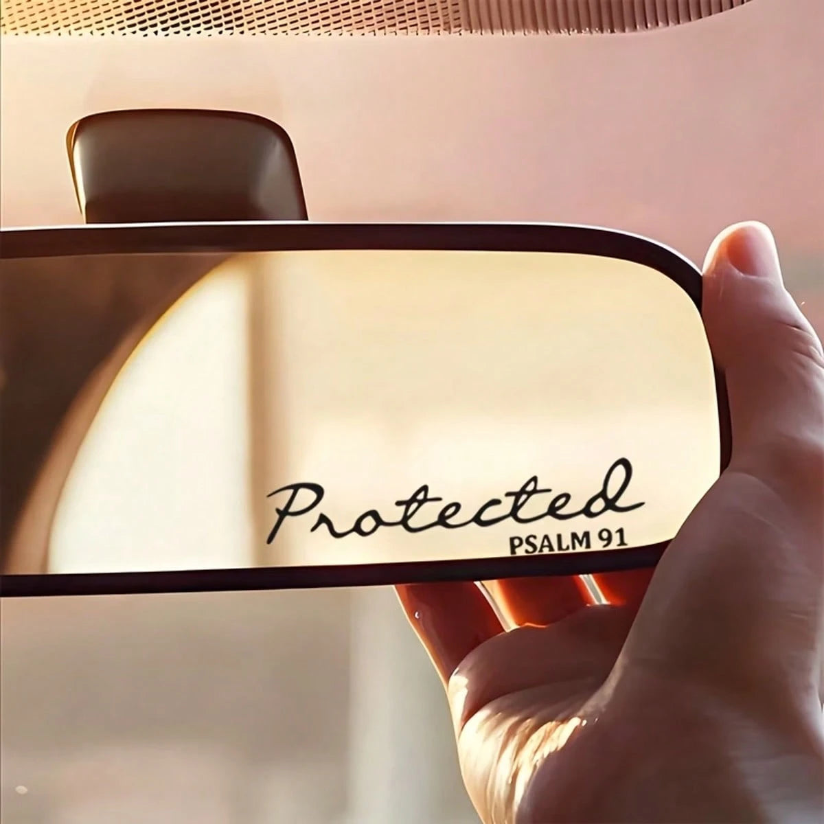 2 Pieces Set Of Bible Rearview Mirror Stickers Christian Jesus Car Decorative Stickers Waterproof Vinyl Stickers Suitable For Helmets, Laptops, Water Bottles, Phone Cases, And Cars