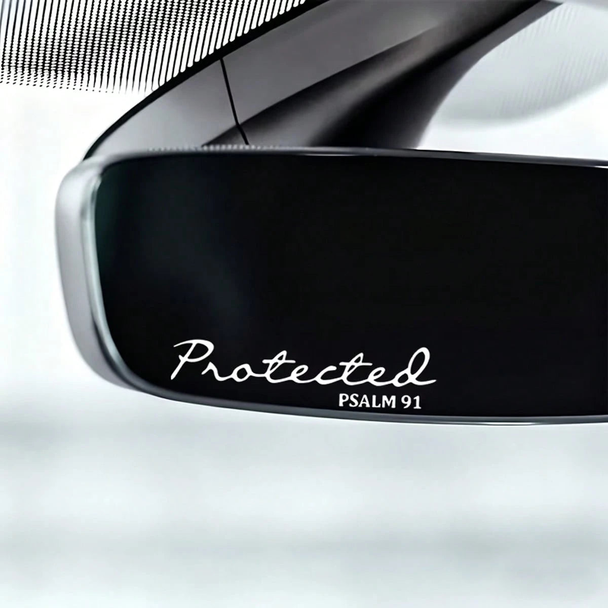 2 Pieces Set Of Bible Rearview Mirror Stickers Christian Jesus Car Decorative Stickers Waterproof Vinyl Stickers Suitable For Helmets, Laptops, Water Bottles, Phone Cases, And Cars