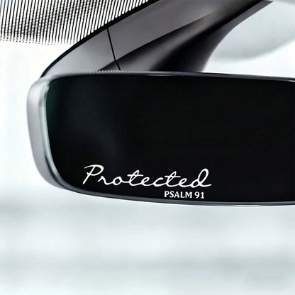 2 Pieces Set Of Bible Rearview Mirror Stickers Christian Jesus Car Decorative Stickers Waterproof Vinyl Stickers Suitable For Helmets, Laptops, Water Bottles, Phone Cases, And Cars