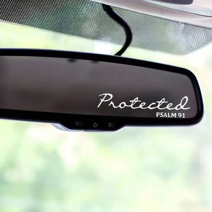 2 Pieces Set Of Bible Rearview Mirror Stickers Christian Jesus Car Decorative Stickers Waterproof Vinyl Stickers Suitable For Helmets, Laptops, Water Bottles, Phone Cases, And Cars