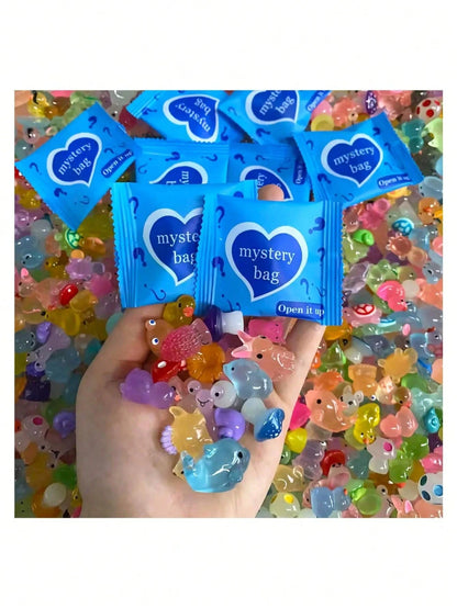20/40pcs Cute Mini Animal Food Bottle Surprise Blind Bags- Fun Gifts For Parties Like Easter, Valentine's Day! Various Colors And Styles, Perfect For Gifting, Home Decor And Holiday Celebrations, Gif