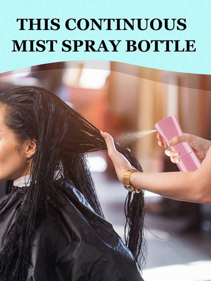 200ml Empty Spray Bottle, 1pc-Fine Mist Continuous Sprayer For Hair Styling, Refillable Water Spray Bottle For Skin Care, Pet Shower, Plants, Ironing And Cleaning,, Hair Accessories For Women, Slick