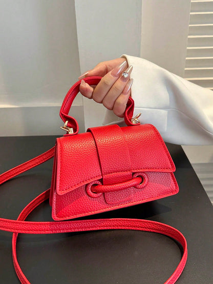2025 New Women's PU Niche Crossbody Bag, Shoulder Handbag, High-End Crossbody Bag; 2025 New Summer Y2K Style Niche Mini Chain Bag