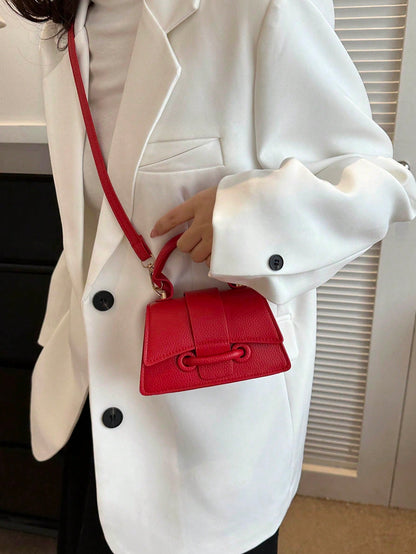 2025 New Women's PU Niche Crossbody Bag, Shoulder Handbag, High-End Crossbody Bag; 2025 New Summer Y2K Style Niche Mini Chain Bag