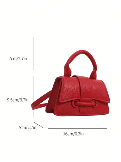 2025 New Women's PU Niche Crossbody Bag, Shoulder Handbag, High-End Crossbody Bag; 2025 New Summer Y2K Style Niche Mini Chain Bag