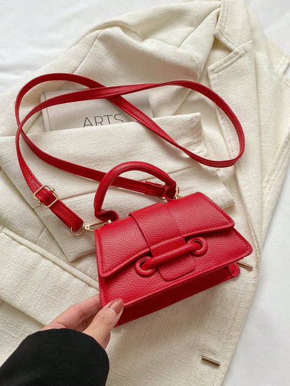 2025 New Women's PU Niche Crossbody Bag, Shoulder Handbag, High-End Crossbody Bag; 2025 New Summer Y2K Style Niche Mini Chain Bag