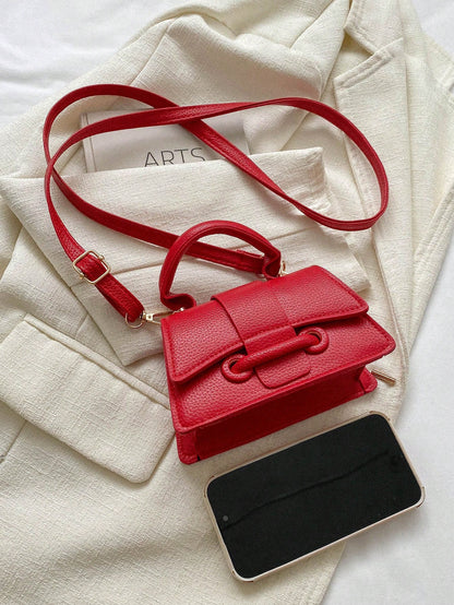 2025 New Women's PU Niche Crossbody Bag, Shoulder Handbag, High-End Crossbody Bag; 2025 New Summer Y2K Style Niche Mini Chain Bag