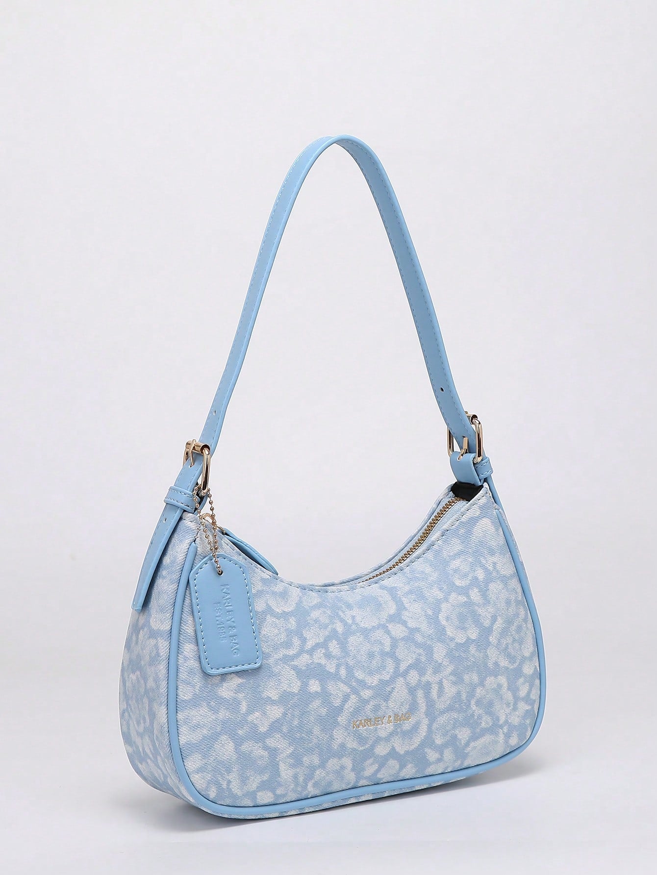 2026 New Fashion Classic Versatile Letter Decor Design Solid Color PU Fabric Shoulder Bag Crescent Bag, Suitable For Shopping And Strolling, Versatile Crescent Bag, Y2K Underarm Bag, Hot Girl Bag, Two
