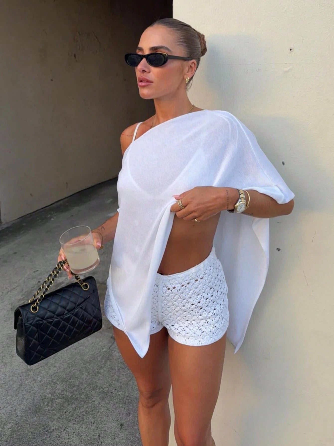 2026 New Women's Fashion Elegant Loose Knit Top, Suitable For Daily Wear And Casual Travel Vacation Beach