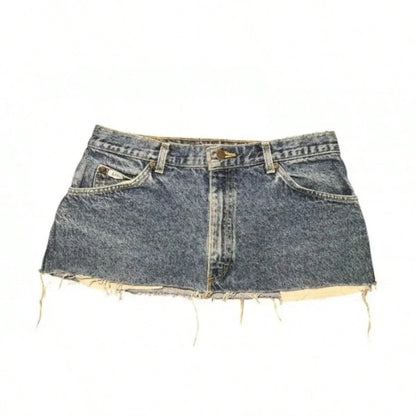 2026Short Skirt Applique Print Denim Goth Street Hip Hop Hoparajuku Vintage High Waist Y2k Mini Sexy Loose Casual Women's SkirtA Must-Have For Women