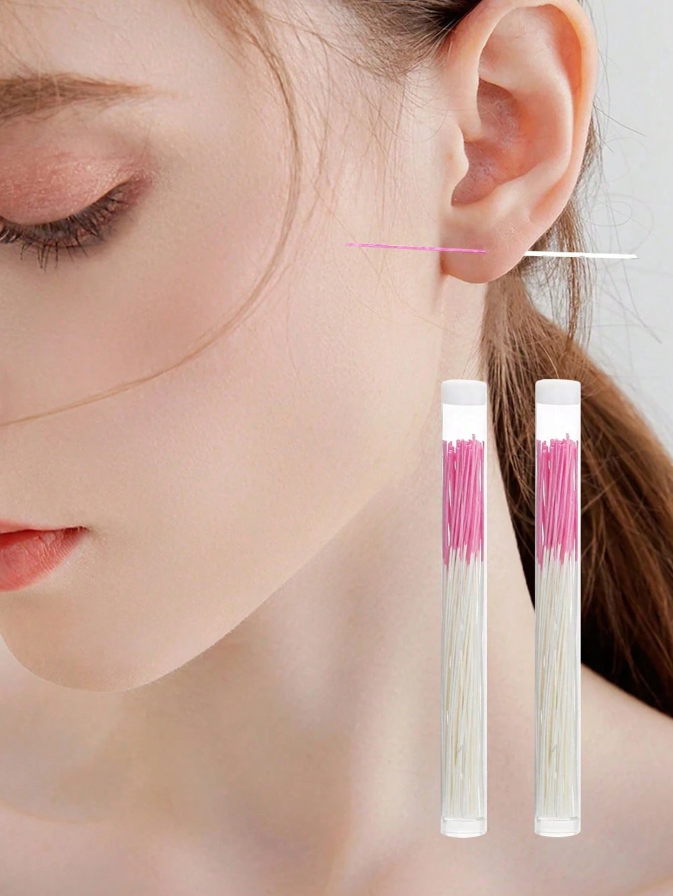 240pcs/120pcs/60pcs Unisex Disposable Earring Hole Cleaner, Ear Wax Remover, Ear Piercing Cleaning Tool, Odor Removal Ear Care Kit, Suitable For Party, Birthday, Bar, Women Gifts, Best Friends, Teache