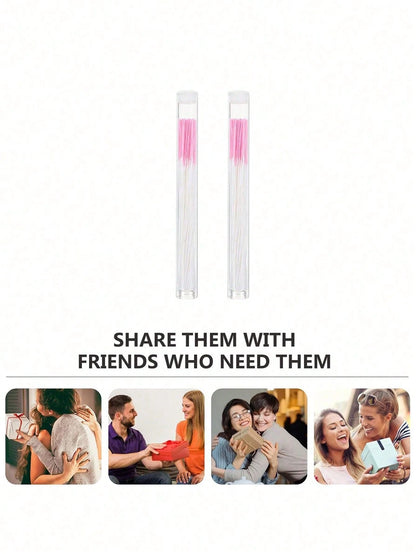 240pcs/120pcs/60pcs Unisex Disposable Earring Hole Cleaner, Ear Wax Remover, Ear Piercing Cleaning Tool, Odor Removal Ear Care Kit, Suitable For Party, Birthday, Bar, Women Gifts, Best Friends, Teache