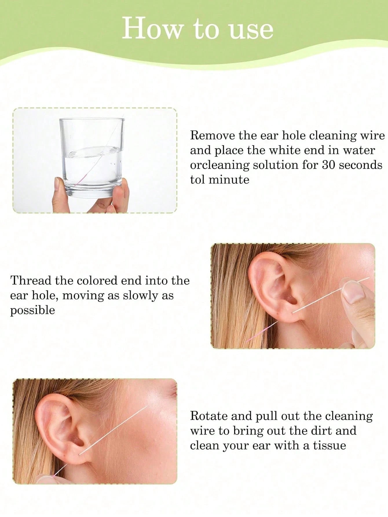 240pcs/120pcs/60pcs Unisex Disposable Earring Hole Cleaner, Ear Wax Remover, Ear Piercing Cleaning Tool, Odor Removal Ear Care Kit, Suitable For Party, Birthday, Bar, Women Gifts, Best Friends, Teache