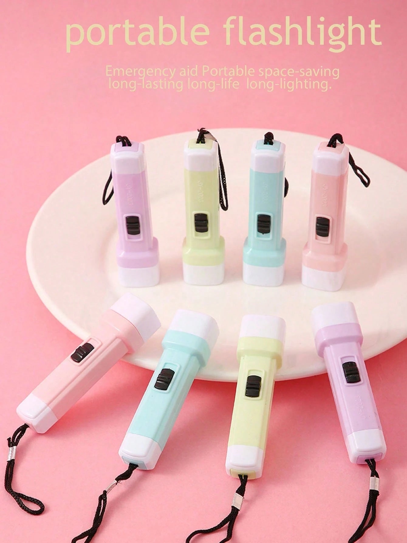 25pcs- 3.5 Inch Mini Flashlight LED Lighting Gift Practical Lighting Keychain Pendant LED, Party Favor Filler, Home Gift, Classroom Reward, Baby Shower Party Favor, Piñata Filler- (4 Random Colors)