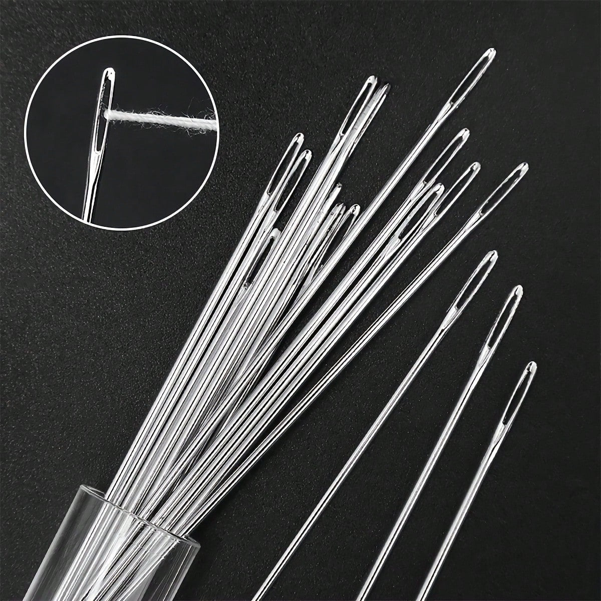 25pcs Big Eye Needle, Hand Sewing, Various Sizes, Sewing Needle, Needle, Hand Sewing Embroidery Needle, Big Eye Sewing