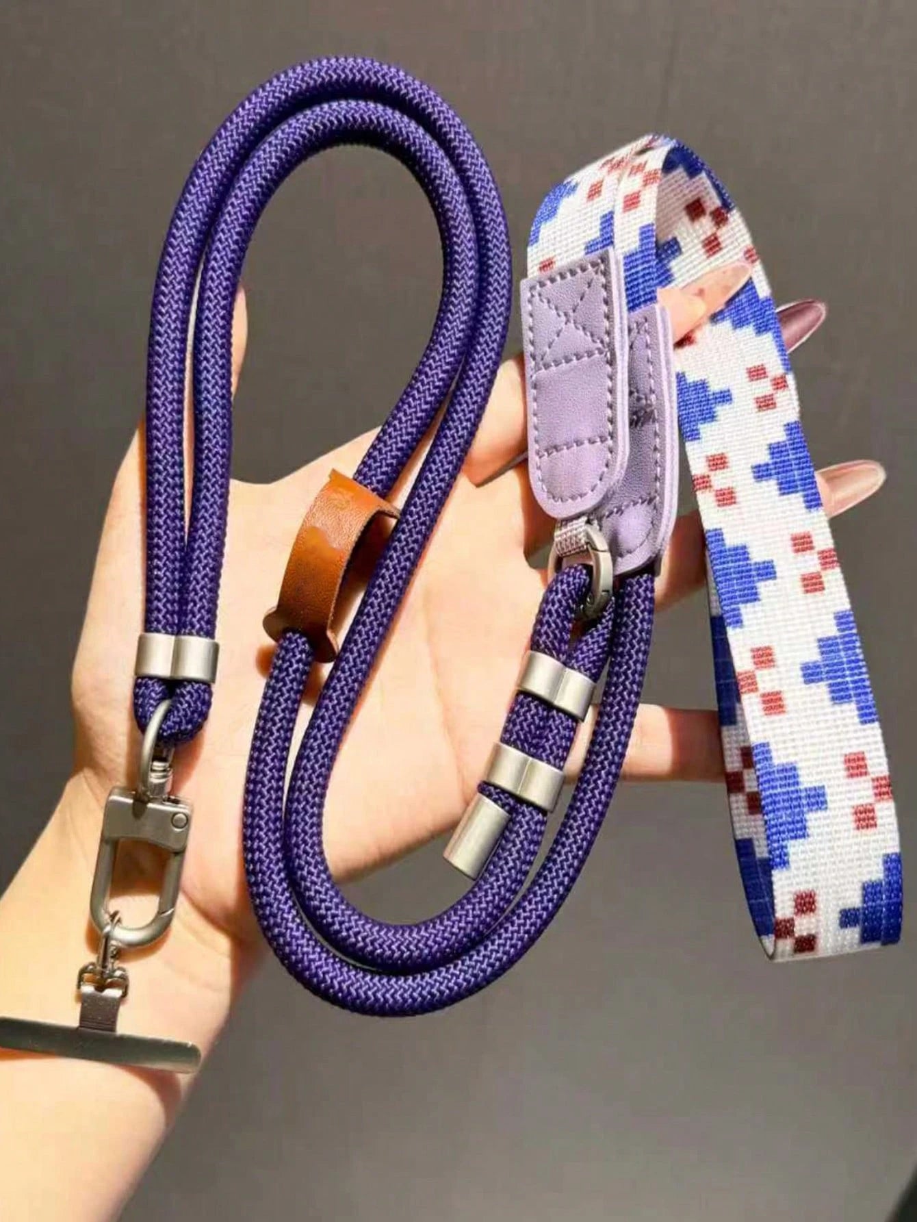 2PC1PC Back To School Season Premium Original Print Wide Phone Lanyard, Adjustable Durable Outdoor Anti-Drop Multi-Use Long Lanyard, Crossbody, Handheld, Short, Wrist Style, Suitable For Outdoor Trave