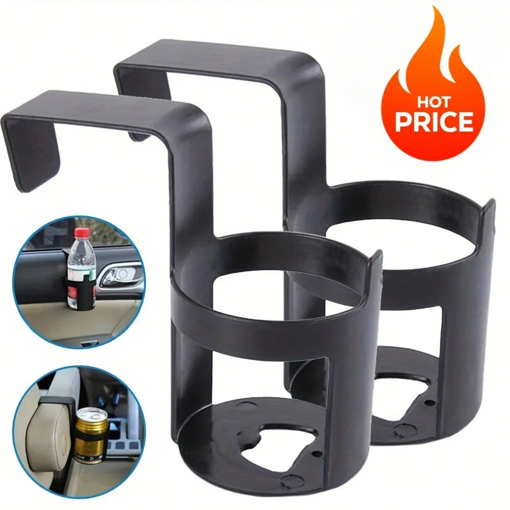 2pcs Adjustable Car Backseat Cup Holder, Vehicle Drink Organizer, Truck Water Bottle Holder, Rear Seat Storage Essential, Perfect For Road Trips, Expands Car Space, Stable Anti-Slip Design, Universal