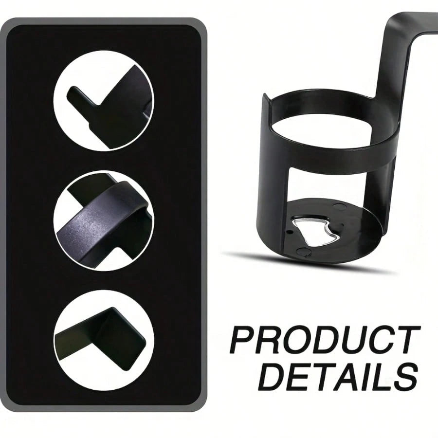 2pcs Adjustable Car Backseat Cup Holder, Vehicle Drink Organizer, Truck Water Bottle Holder, Rear Seat Storage Essential, Perfect For Road Trips, Expands Car Space, Stable Anti-Slip Design, Universal