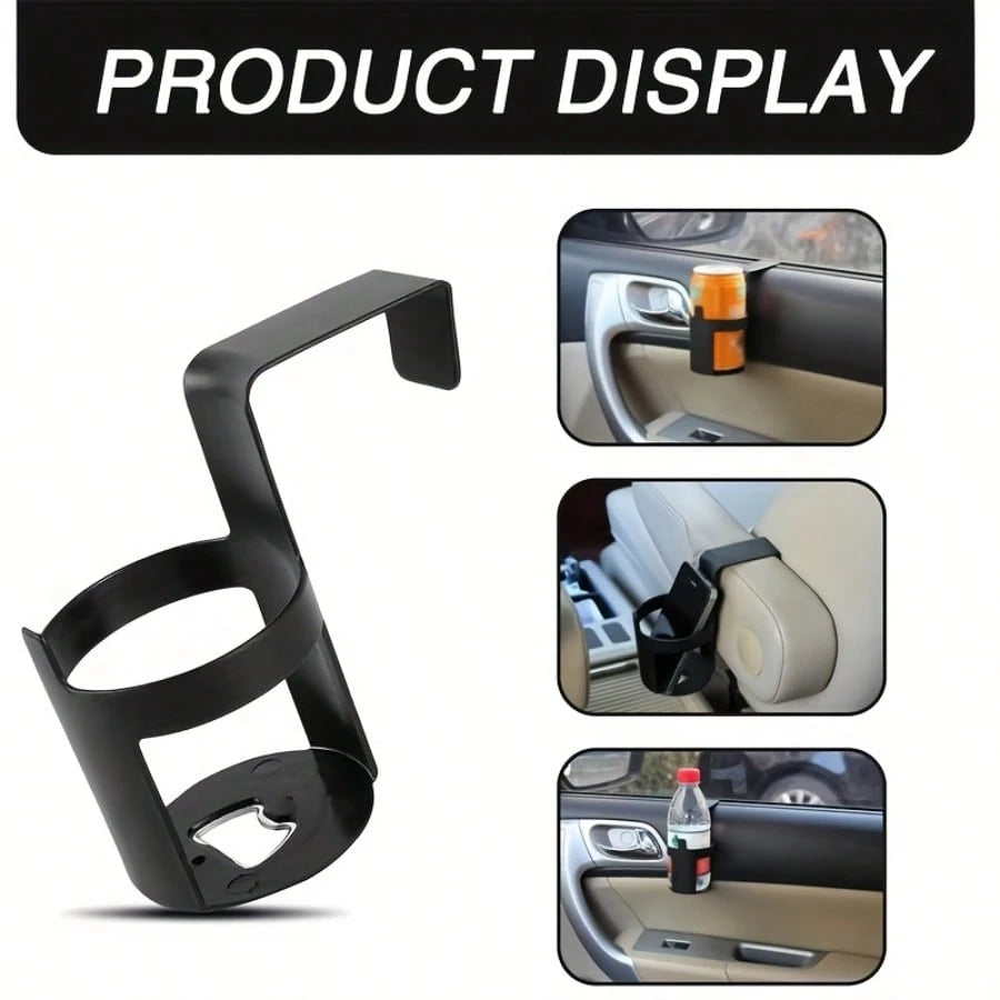 2pcs Adjustable Car Backseat Cup Holder, Vehicle Drink Organizer, Truck Water Bottle Holder, Rear Seat Storage Essential, Perfect For Road Trips, Expands Car Space, Stable Anti-Slip Design, Universal