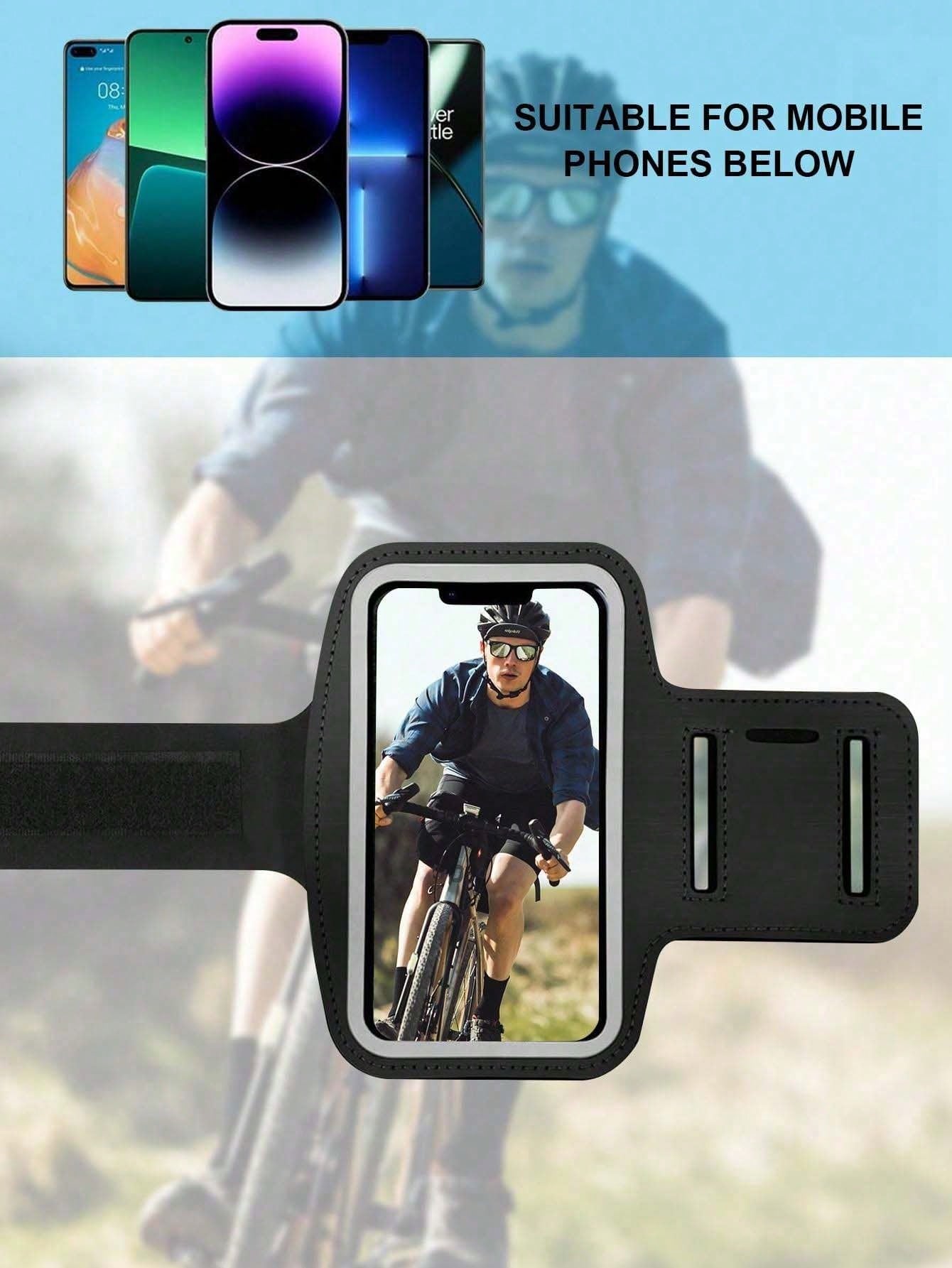 2pcs Multifunctional Key Holder Water-Resistant Arm Band Pouch, Outdoor Running Hiking Cycling Sports Touchscreen Arm Sleeve