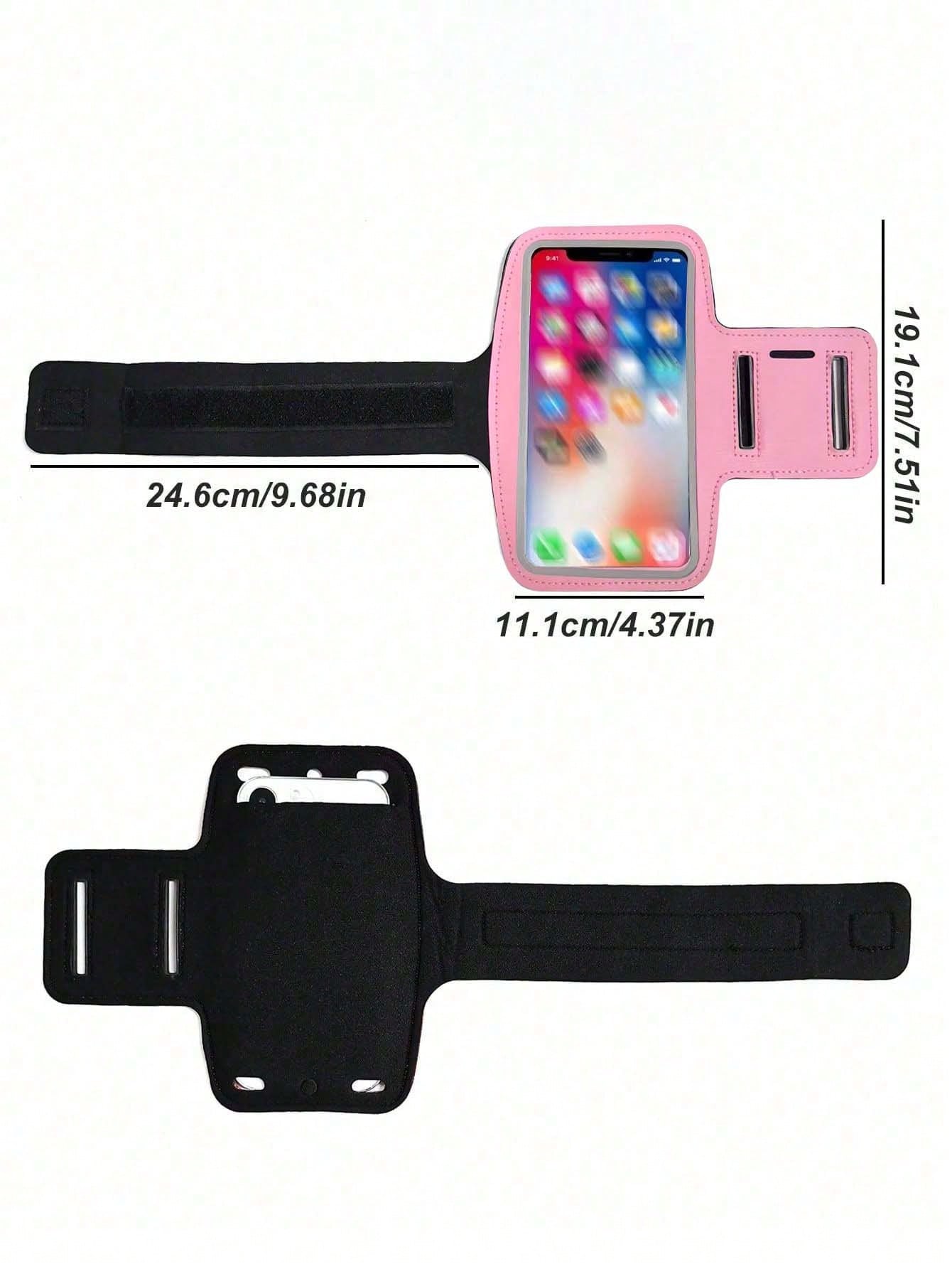 2pcs Multifunctional Key Holder Water-Resistant Arm Band Pouch, Outdoor Running Hiking Cycling Sports Touchscreen Arm Sleeve