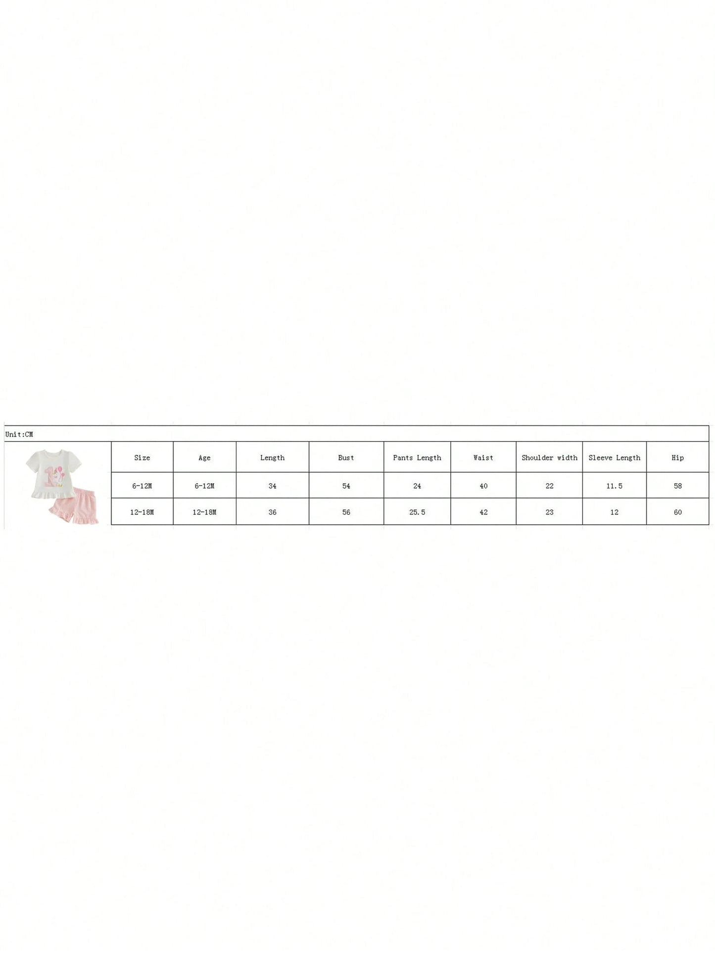 2pcs Newborn Baby 1st Birthday Outfits Girl Shorts Set Short Sleeve Embroidery T-Shirt Tops + Shorts 9M 12M 18M Infant Casual Summer Clothes