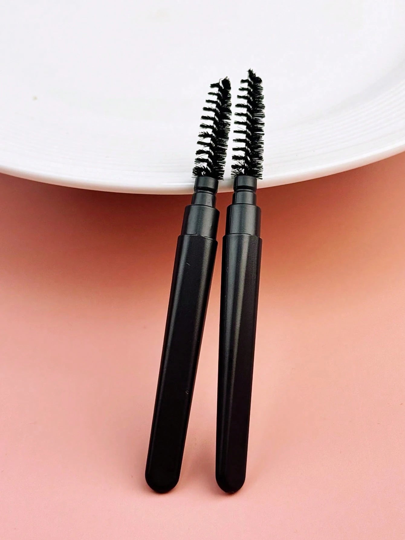 2pcs Portable Spiral Eyebrow Brush, Eyelash Comb, Lip Liner, Fine Eyeliner Brush, Lip Brush, Mini Brushes With Dust Cover,Eyebrow Brush,Eyeshadow Brush,Spoolie,Spoolie Brush,Giveaways