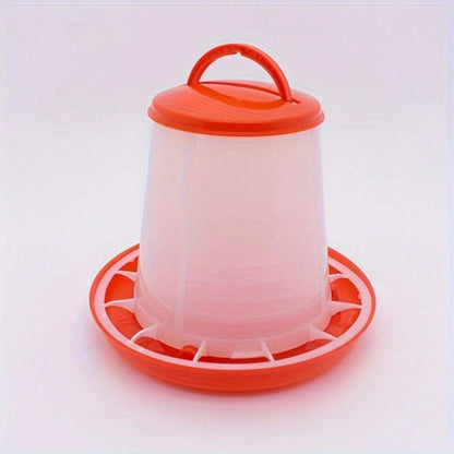 2pcs Poultry Feeder Chicken Pail Chicken Feeder Feed Chicken Duck And Goose Automatic Poultry Feeder Chicken Pail 3.31LB Chicken Duck Feeder Bucket Tool Plastic Food Feeder Chicken Chick Hen Poultry L